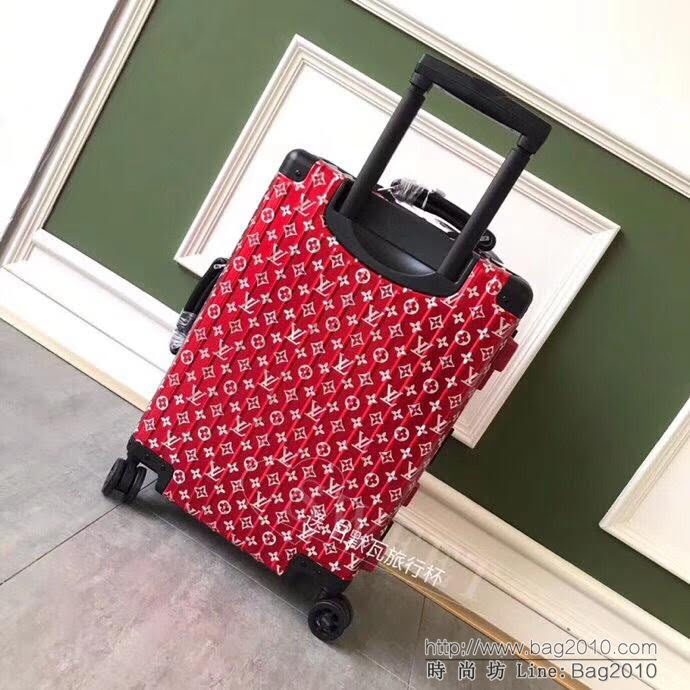 RIMOWA日默瓦 拉箱/拉杆箱 全鋁鎂合金 2018年 Lv supreme x Rimowa 震撼聯名classic flight 系列 20寸登機箱  xbt1036